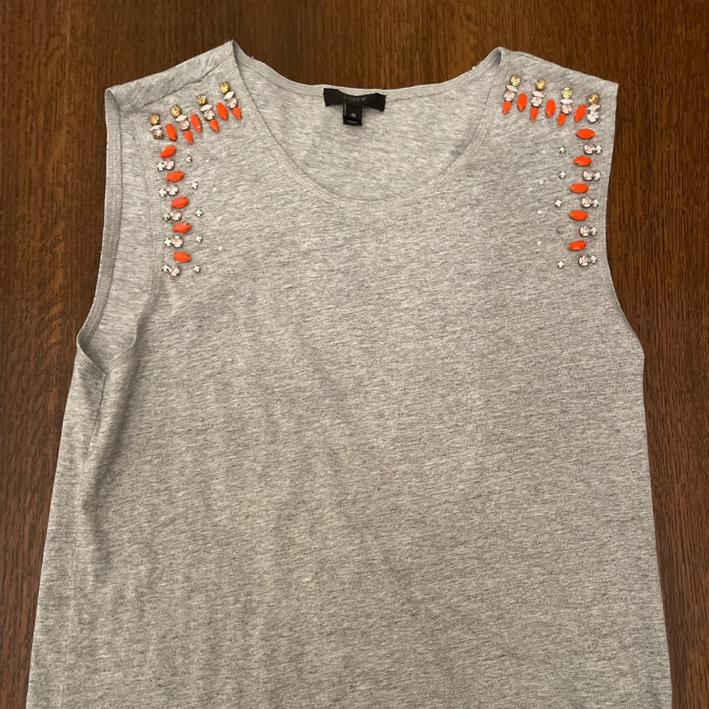 J.crew jewel tank - like new